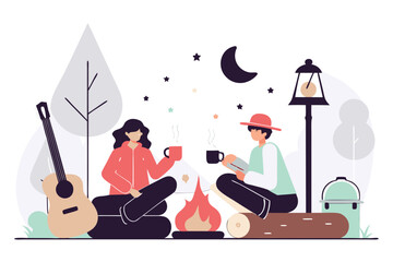 cartoon illustration of a man with a sword