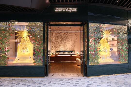 Shanghai,China-June 14th 2025: Diptyque store facade
