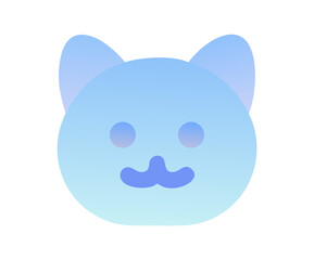 Gradient Baby Teddy Bear Clipart PNG