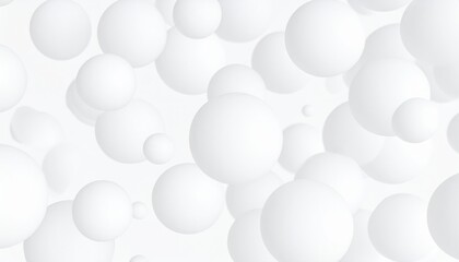 Abstract White Sphere Pattern Background