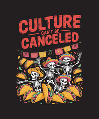 Hispanic Heritage Month T-Shirt Design – Latin Culture Typography, Vibrant Graphics, Traditional Symbols, Editable Print Template for Apparel, Celebration, Pride & Cultural Awareness