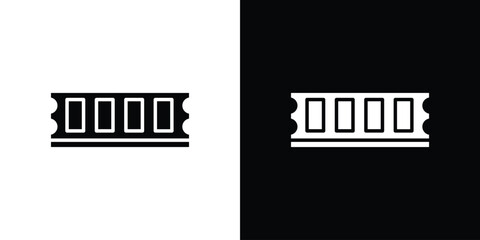 Ram memory icon Pixel perfect vector graphics. Symbol, logo illustration.