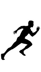 running man silhouette