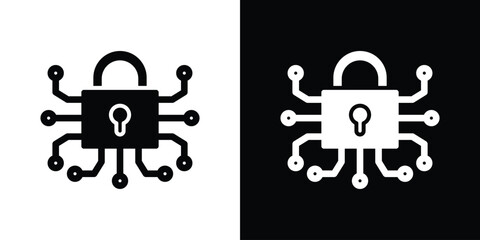 Encryption icon Pixel perfect vector graphics. Symbol, logo illustration.