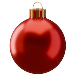 red christmas ball
