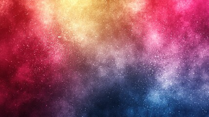 Naklejka premium Colorful nebula, vibrant space background, abstract cosmic art, space exploration visual aid