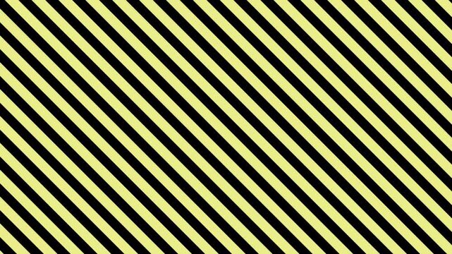 A bold and striking pattern of diagonal yellow and black stripes, reminiscent of caution, warning, or a construction zone. High visual impact.
