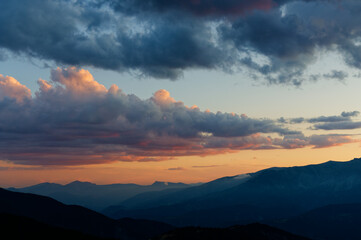 Crépuscule - Alpes du Sud - France