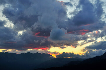 Crépuscule - Alpes du Sud - France