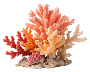Vibrant underwater coral reef ecosystem showcasing colorful marine life diversity in the ocean