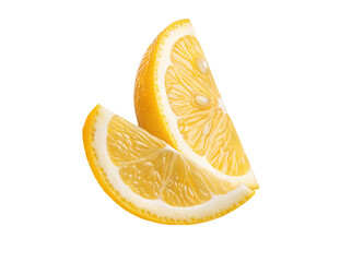 Fresh juicy lemon slices arranged creatively on dark background for vibrant food composition image