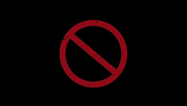 high resolution, royalty free stock videos and footage matching Ban &middot; Ban sign red circle and line. &middot; Banned animation rubber stamp red colour Ban Stock Video Footage for Free Download