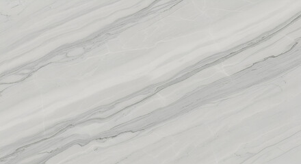 Obraz premium Minimal White Marble with Soft Gray Veins