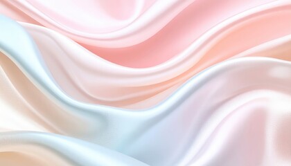 Obraz premium Soft Pastel Silk Fabric Texture