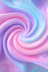 Obraz premium Abstract swirling pastel colors creating a mesmerizing vortex effect, ideal for backgrounds or designs