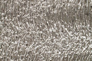 Heat-reflective surface, macro, top view.