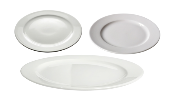 Elegant white porcelain plates collection for modern dining and sophisticated kitchen decor ideas