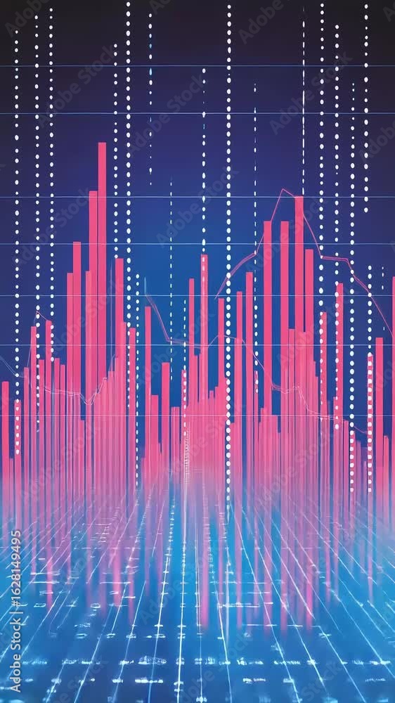 Poster digital abstract data structures illustration