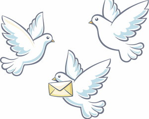 dove and peace symbol