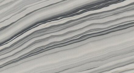 Obraz premium Sleek Light Gray Marble with Diagonal Veining