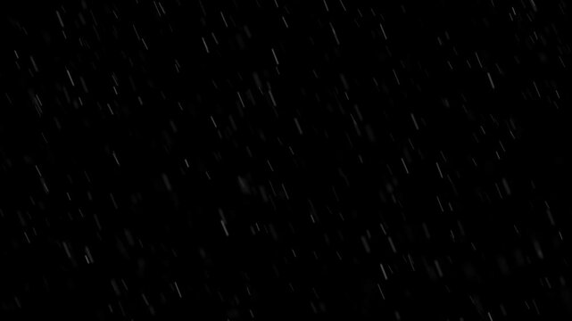 ループしている雨が降る動画