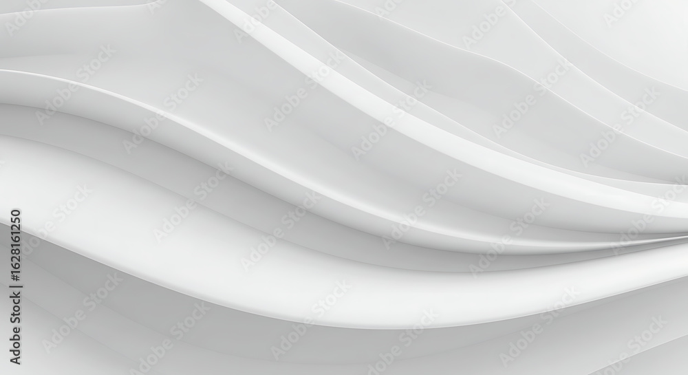 Poster elegant white curved lines abstract background texture smooth subtle waves