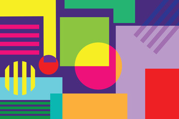 design vector art abstract background colorful geometric pattern