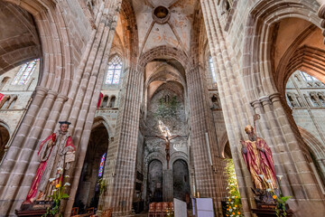 Saint Tugdual cathedral, Treguier, brittany, france