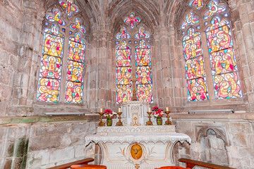Saint Tugdual cathedral, Treguier, brittany, france