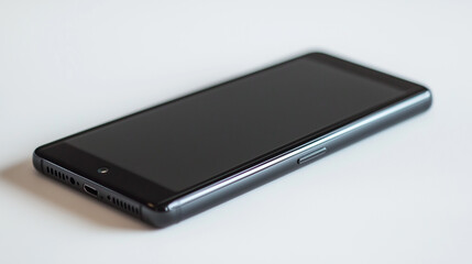 クローズアップされたブラックのスマートフォン