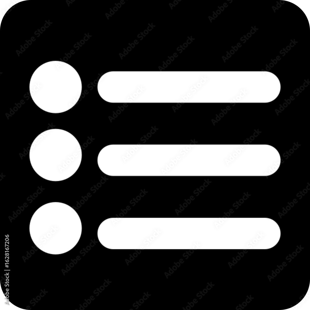 Poster list icon for menu and item display