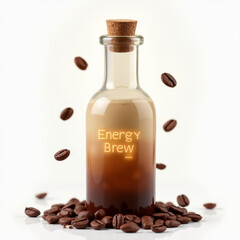 Latte Macchiato Emoji — 3D Layered Coffee Drink Icon