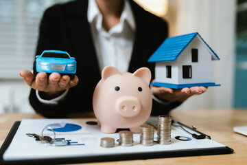 Financial planning, investments, wealth, real estate, and economic growth, representing future...