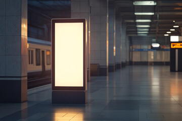 Billboard Mockup - Train Station