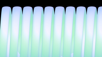 Mint Helix, black background, Wallpaper