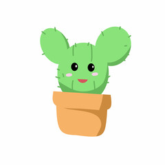  Cute Kawaii Cactus Plant Art