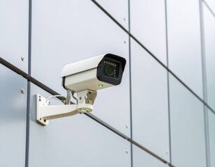 Outdoor CCTV Security Camera Monitoring Residential Neighborhood - Home Surveillance