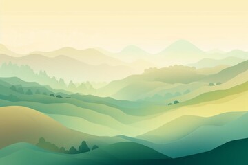 landscape with mountains