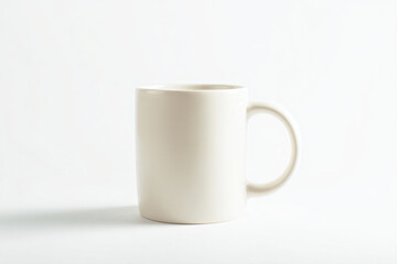 Fototapeta premium a white coffee mug sitting on a white surface