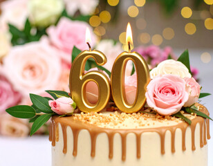 goldene 60 zum Geburtstag