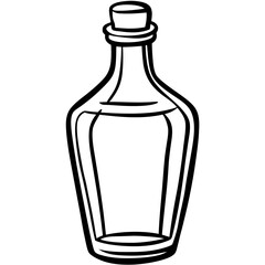 empty wine bottle icon