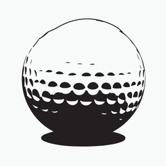 golf ball vector