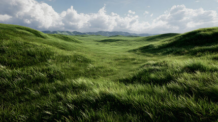 Obraz premium rice field and blue sky