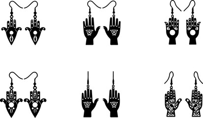 Hamsa Hand Symbol Variations
