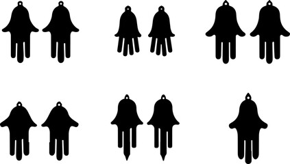 Hamsa Hand Symbol Variations