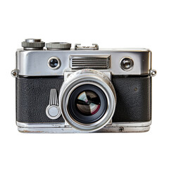 Vintage silver and black camera (1)