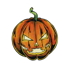 pumkin horror vintage comic halloween