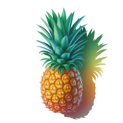 Fototapeta premium pineapple isolated on a transparent background