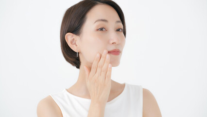 Fototapeta premium 女性 ビューティー スキンケア