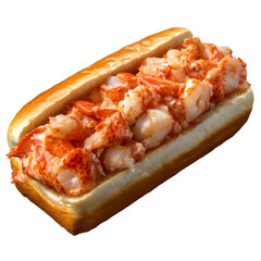 Delicious New England Style Lobster Roll on Crispy Toasted Bun